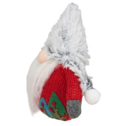 Northlight 6" Plush Red And Gray Stuffed Christmas Gnome -Chic Christmas Decoration northlight tr26255 1 39233.1665611625