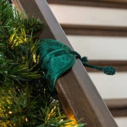 Northlight Set Of 3 Snowflakes Patterned Banister Protecting Christmas Garland Ties 7.25" -Chic Christmas Decoration northlight v 11099 grn 9updated 52512.1665611033