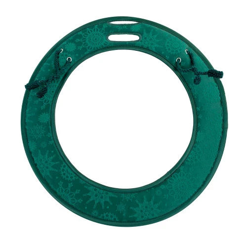 Northlight 30" Oversized Green Snowflake Christmas Wreath Deluxe Door Saver With Ties 1 Northlight 30" Oversized Green Snowflake Christmas Wreath Deluxe Door Saver With Ties