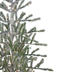 Northlight 5' Pre-Lit Medium Flocked Alpine Twig Artificial Christmas Tree - Warm White Lights -Chic Christmas Decoration northlight v04006 1 37755.1588350237