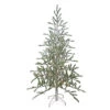 Northlight 5' Pre-Lit Medium Flocked Alpine Twig Artificial Christmas Tree - Warm White Lights