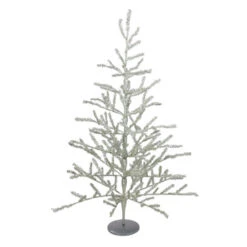 Northlight 3' Full Champagne Tinsel Artificial Christmas Twig Tree - Unlit
