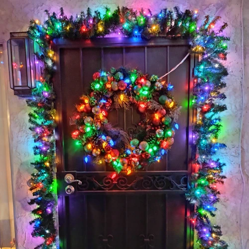 Northlight 9' X 12" Canadian Pine 2-Tone Artificial Christmas Garland - Unlit 6 Northlight 9' X 12" Canadian Pine 2-Tone Artificial Christmas Garland - Unlit - Image 6