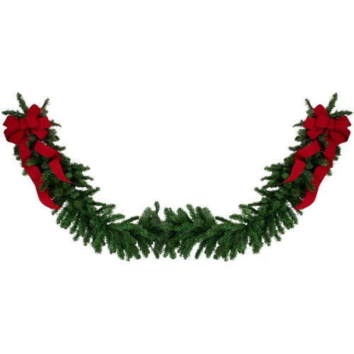 Northlight 50' X 14" Balsam Pine Artificial Christmas Garland, Unlit 6 Northlight 50' X 14" Balsam Pine Artificial Christmas Garland, Unlit - Image 6