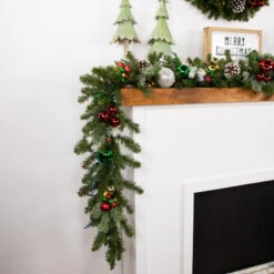 Northlight 9' X 12" Pre-Lit Canadian Pine Artificial Christmas Garland, Multicolor Lights 9 Northlight 9' X 12" Pre-Lit Canadian Pine Artificial Christmas Garland, Multicolor Lights -Chic Christmas Decoration northlight v15829 styled2 37155.1689085522