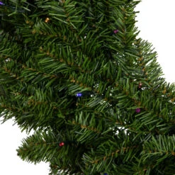 Northlight Pre-Lit LED Canadian Pine Artificial Christmas Wreath, 30-Inch, Multicolor Lights -Chic Christmas Decoration northlight v15838 03 05392.1689345450