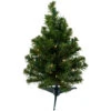 Northlight 18" Pre-Lit Medium Canadian Pine Artificial Christmas Tree - Clear Lights