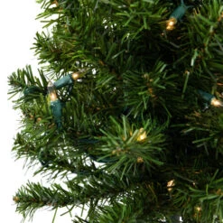 Northlight 18" Pre-Lit Medium Canadian Pine Artificial Christmas Tree - Clear Lights -Chic Christmas Decoration northlight v15842 02 35291.1689690993