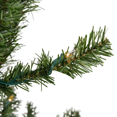 Northlight 3' Pre-Lit Medium Canadian Pine Artificial Christmas Tree, Multicolor Lights 2 Northlight 3' Pre-Lit Medium Canadian Pine Artificial Christmas Tree, Multicolor Lights - Image 2