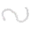 Northlight 50' X 10" Pre-Lit Commercial Length Snow White Christmas Garland, Clear Lights