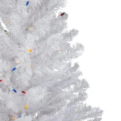 Northlight 3' Pre-Lit Snow White Artificial Christmas Tree, Multi Lights -Chic Christmas Decoration northlight v15872 02 09602.1692371582