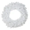 Northlight 24" Pre-Lit LED White Pine Artificial Christmas Wreath - Candlelight Lights