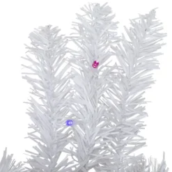 Northlight Pre-Lit White Pine LED Artificial Christmas Wreath - 36-Inch, Multicolor Lights -Chic Christmas Decoration northlight v15877 04 87854.1691074597