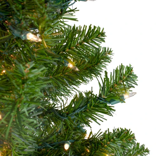 Northlight 6' Pre-Lit Medium Canadian Pine Artificial Christmas Tree, Clear Lights 2 Northlight 6' Pre-Lit Medium Canadian Pine Artificial Christmas Tree, Clear Lights - Image 2