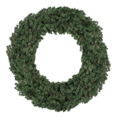 Northlight Commercial Size Canadian Pine Artificial Christmas Wreath - 8ft, Unlit 1 Northlight Commercial Size Canadian Pine Artificial Christmas Wreath - 8ft, Unlit