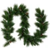 Northlight 9' X 14" White Valley Pine With Pine Cones Artificial Christmas Garland - Unlit