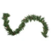 Northlight 9' X 12" Pre-Lit White Valley Pine Needle Artificial Christmas Garland, Clear Lights