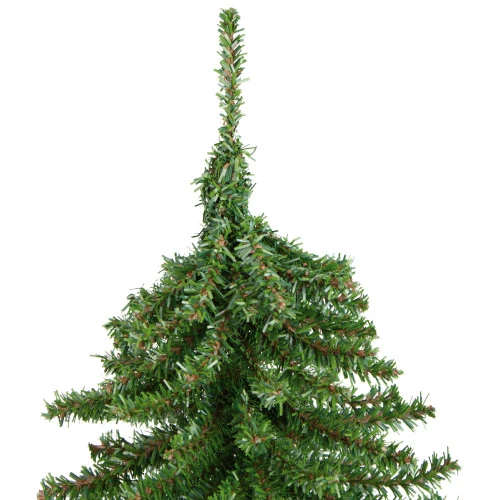 Northlight 18" Potted Downswept Mini Village Pine Medium Artificial Christmas Tree, Unlit 4 Northlight 18" Potted Downswept Mini Village Pine Medium Artificial Christmas Tree, Unlit - Image 4