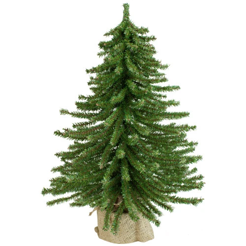 Northlight 2' Potted Downswept Mini Village Pine Medium Artificial Christmas Tree, Unlit 1 Northlight 2' Potted Downswept Mini Village Pine Medium Artificial Christmas Tree, Unlit