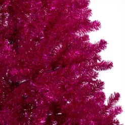 Northlight 9' Metallic Pink Tinsel Artificial Christmas Tree - Unlit -Chic Christmas Decoration northlight v27310 2 59128.1665611631