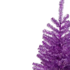 Northlight 3' Metallic Purple Tinsel Artificial Christmas Tree - Unlit -Chic Christmas Decoration northlight v27321 1 95125.1665174040
