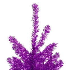 Northlight 4.5' Metallic Purple Tinsel Artificial Christmas Tree - Unlit -Chic Christmas Decoration northlight v27322 2 06240.1588358957