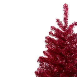 Northlight 3' Metallic Crimson Tinsel Artificial Christmas Tree - Unlit -Chic Christmas Decoration northlight v27325 1 65449.1588356224