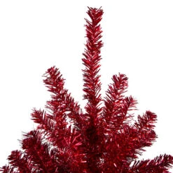 Northlight 7' Metallic Red Tinsel Artificial Christmas Tree - Unlit -Chic Christmas Decoration northlight v27327 same20as20v27328 1 24169.1588356286