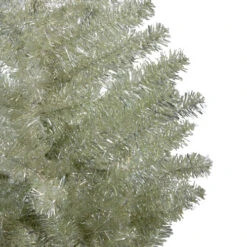 Northlight 4.5' Metallic Platinum Artificial Tinsel Christmas Tree - Unlit -Chic Christmas Decoration northlight v27332 1 89056.1588358997