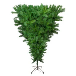 Northlight 7.5' Green Sugar Pine Artificial Upside Down Christmas Tree - Unlit