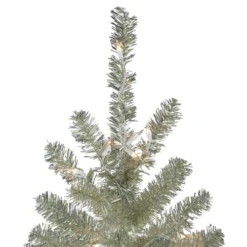 Northlight 6' Pre-Lit Silver Champagne Artificial Metallic Tinsel Christmas Tree - Clear Lights 9 Northlight 6' Pre-Lit Silver Champagne Artificial Metallic Tinsel Christmas Tree - Clear Lights -Chic Christmas Decoration northlight v27339 2 30120.1588354087