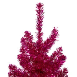 Northlight 4.5" Metallic Pink Tinsel Artificial Christmas Tree - Unlit -Chic Christmas Decoration northlight v27356 2 25208.1588354093