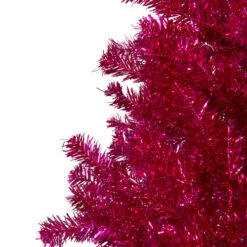 Northlight 4.5" Metallic Pink Tinsel Artificial Christmas Tree - Unlit -Chic Christmas Decoration northlight v27357 1 73779.1588354093