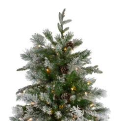 Northlight 6.5' Pre-Lit LED Full Mixed Rosemary Emerald Angel Pine Artificial Christmas Tree - Clear Lights 9 Northlight 6.5' Pre-Lit LED Full Mixed Rosemary Emerald Angel Pine Artificial Christmas Tree - Clear Lights -Chic Christmas Decoration northlight v27363 3 48713.1587643979