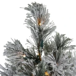 Northlight 4.5' Pre-Lit LED Black Spruce Artificial Christmas Tree - Clear Lights -Chic Christmas Decoration northlight v27370 2 94971.1587643990