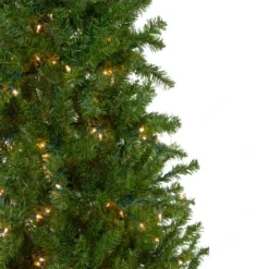 Northlight 7.5' Pre-Lit Pencil Canadian Pine Artificial Christmas Tree - Clear Lights 6 Northlight 7.5' Pre-Lit Pencil Canadian Pine Artificial Christmas Tree - Clear Lights -Chic Christmas Decoration northlight v27380 2 76374.1665610749