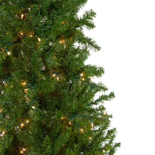Northlight 7.5' Pre-Lit Pencil Canadian Pine Artificial Christmas Tree - Clear Lights 3 Northlight 7.5' Pre-Lit Pencil Canadian Pine Artificial Christmas Tree - Clear Lights - Image 3