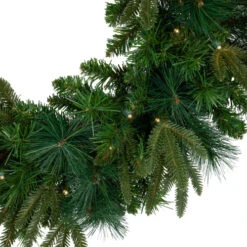 Northlight Pre-Lit Green Mixed Rosemary Emerald Angel Pine Artificial Christmas Wreath - 30-Inch, Clear Lights 9 Northlight Pre-Lit Green Mixed Rosemary Emerald Angel Pine Artificial Christmas Wreath - 30-Inch, Clear Lights -Chic Christmas Decoration northlight v27386 02 06481.1691247509