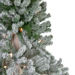 Northlight 6' Pre-Lit Flocked Alpine Artificial Christmas Tree, Clear Lights 9 Northlight 6' Pre-Lit Flocked Alpine Artificial Christmas Tree, Clear Lights -Chic Christmas Decoration northlight v27441 1updated 90452.1671699958