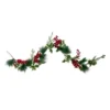 Northlight 5' X 5" Holly And Pine Springs Artificial Christmas Garland - Unlit