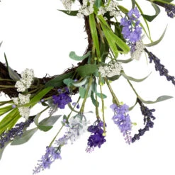 Northlight Green And Purple Twig Artificial Floral Wreath, 16-Inch - Unlit -Chic Christmas Decoration northlight vm18929 02 19479.1692025709