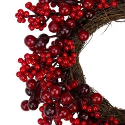 Northlight Mixed Berries Artificial Christmas Twig Wreath - 12 Inch, Unlit -Chic Christmas Decoration northlight vm26523 1 37217.1587644066