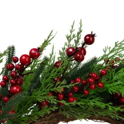 Northlight Mixed Pine And Berries Artificial Christmas Wreath - 26 Inch, Unlit 7 Northlight Mixed Pine And Berries Artificial Christmas Wreath - 26 Inch, Unlit -Chic Christmas Decoration northlight vm26563 2 60837.1665610746