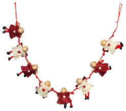 Northlight 4" X 26" Red And Beige Angel Dolls Christmas Garland - Unlit 5 Northlight 4" X 26" Red And Beige Angel Dolls Christmas Garland - Unlit -Chic Christmas Decoration northlight wu86299 3 68179.1600737674
