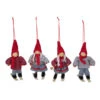 Northlight Set Of 4 Colorful Holiday Skiing Kids Christmas Ornament Decorations 6"