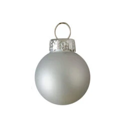 Northlight 40ct Shiny And Matte Silver Glass Ball Christmas Ornaments 2.5" -Chic Christmas Decoration northlight wy04142 3 76943.1664990619