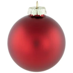 Northlight 96ct Shiny And Matte Red Glass Ball Christmas Ornaments 3.25 (80mm) -Chic Christmas Decoration northlight wy15212 4 42816.1677060912
