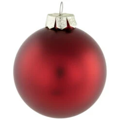 Northlight 72ct Red And Gold Matte Glass Christmas Ball Ornaments 4" (100mm) 10 Northlight 72ct Red And Gold Matte Glass Christmas Ball Ornaments 4" (100mm) -Chic Christmas Decoration northlight wy15214 1 05348.1677147730