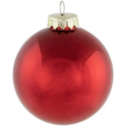 Northlight 72ct Red 2-Finish Glass Christmas Ball Ornaments 4" (100mm) 8 Northlight 72ct Red 2-Finish Glass Christmas Ball Ornaments 4" (100mm) -Chic Christmas Decoration northlight wy15217 1 47609.1677147725