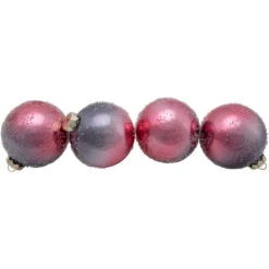 Northlight 4ct Pink And Grey Ombre Hand Blown Textured Glass Ball Christmas Ornaments 3.25" (80mm) 6 Northlight 4ct Pink And Grey Ombre Hand Blown Textured Glass Ball Christmas Ornaments 3.25" (80mm) -Chic Christmas Decoration northlight wy15234 3 updated2022 38564.1677147724
